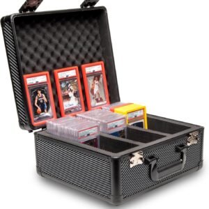 Best Graded card case Slab Armor 3 Row Carbon Fiber PSA